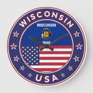 Wisconsin Large Clock