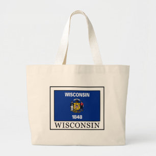 Wisconsin Large Tote Bag