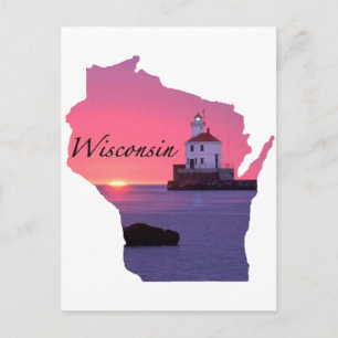 Wisconsin Lighthouse Postcard