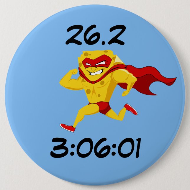 Wisconsin Marathon Post-Marathon 6 Cm Round Badge (Front)