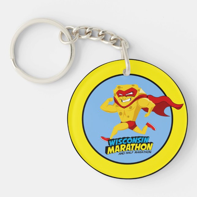 Wisconsin Marathon Post-Marathon Key Ring (Front)