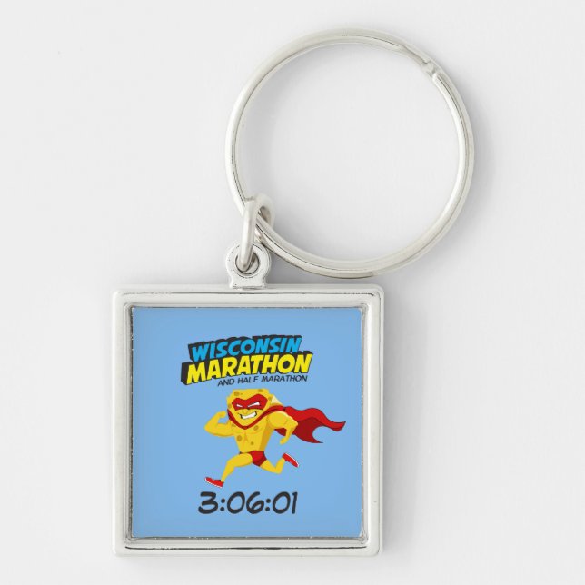 Wisconsin Marathon Post-Marathon Key Ring (Front)
