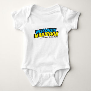 Wisconsin Marathon Race Day Baby Bodysuit