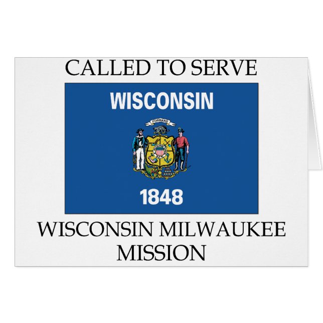 Wisconsin Milwaukee LDS Mission Called to Serve (Front Horizontal)