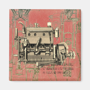 Wisconsin Motor Milwaukee Wisconsin gas engine B-3 Magnet