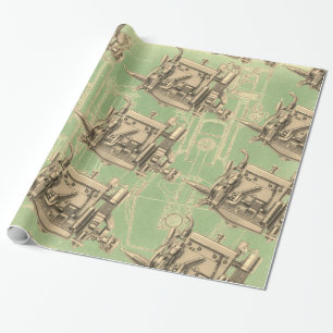 Wisconsin Motor Milwaukee Wisconsin gas engine X Wrapping Paper