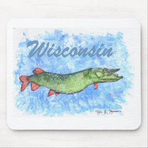 Wisconsin Muskie Mouse Mat