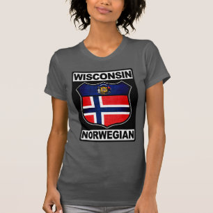 Wisconsin Norwegian American T-Shirt
