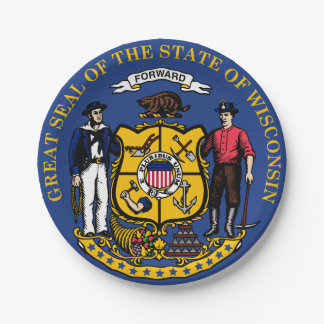 Wisconsin Paper Plate