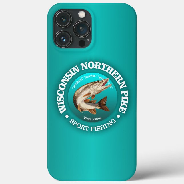 Wisconsin Pike Fishing Case-Mate iPhone Case (Back)