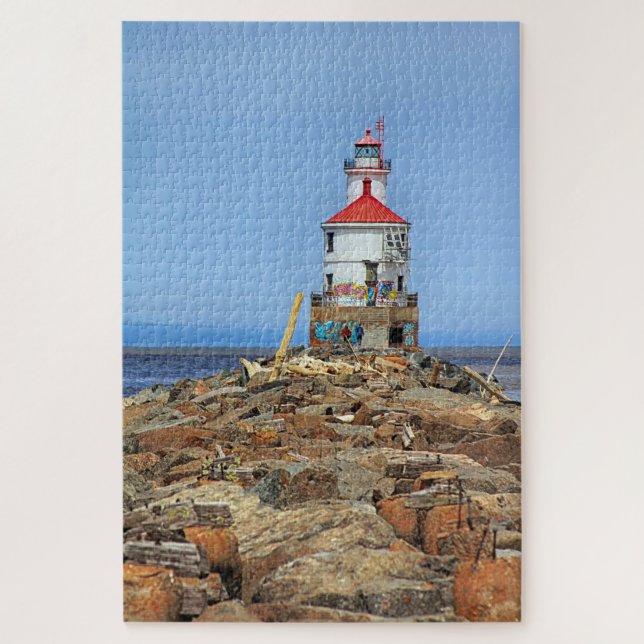 Wisconsin Point Lighthouse Jigsaw Puzzle (Vertical)