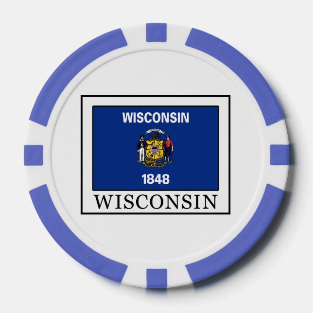 Wisconsin Poker Chips (Front)