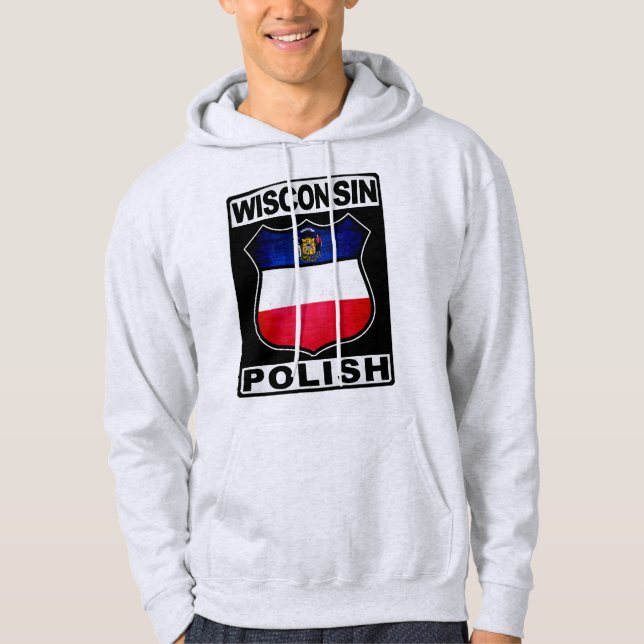 Wisconsin Polish American Hoodie (Front)