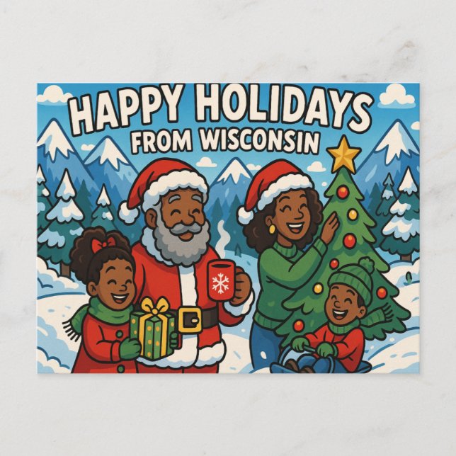 WISCONSIN Postcard (Front)