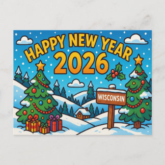 WISCONSIN Postcard