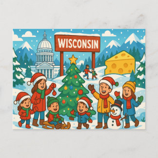 WISCONSIN Postcard