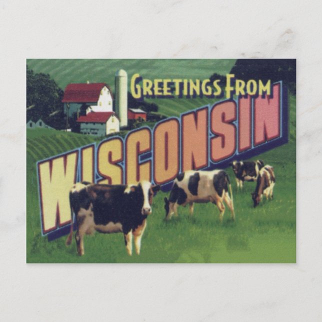 Wisconsin Postcard (Front)
