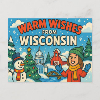 WISCONSIN Postcard