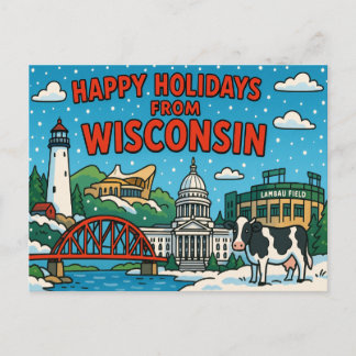 WISCONSIN Postcard