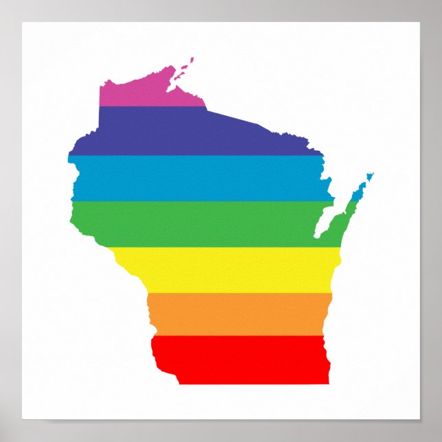 wisconsin rainbow poster (Front)