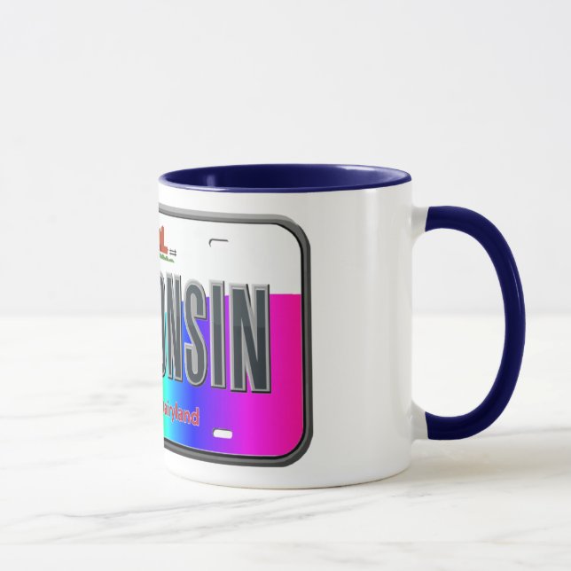 Wisconsin - Rainbow State Mug (Right)