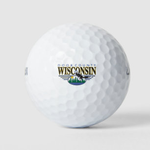 WISCONSIN-SCENE- GOLF BALLS