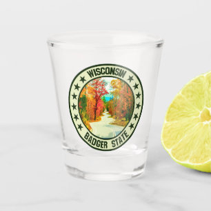 Wisconsin                                          shot glass