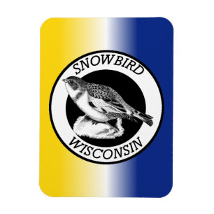 Wisconsin Snowbird Magnet