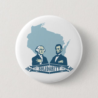 Wisconsin Solidarity 6 Cm Round Badge