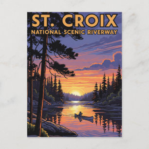 Wisconsin St Croix National Riverway Travel Postcard