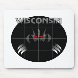 Wisconsin State Badger Design Mouse Mat