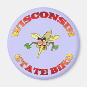 Wisconsin State Bird Magnet
