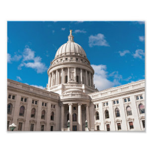 Wisconsin State Capitol Building Photo Print