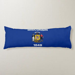 Wisconsin State Flag Body Cushion