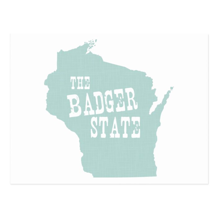 Wisconsin State Motto Slogan Postcard Zazzle.co.uk