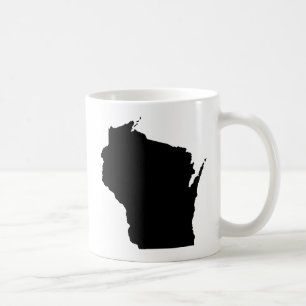 Wisconsin State Outline Coffee Mug
