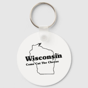 Wisconsin State Slogan Key Ring