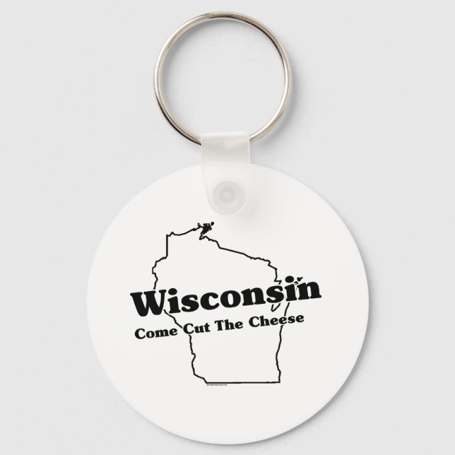 Wisconsin State Slogan Key Ring (Front)