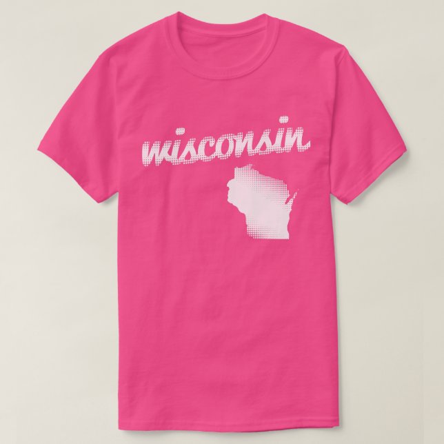 Wisconsin State T-Shirt (Design Front)