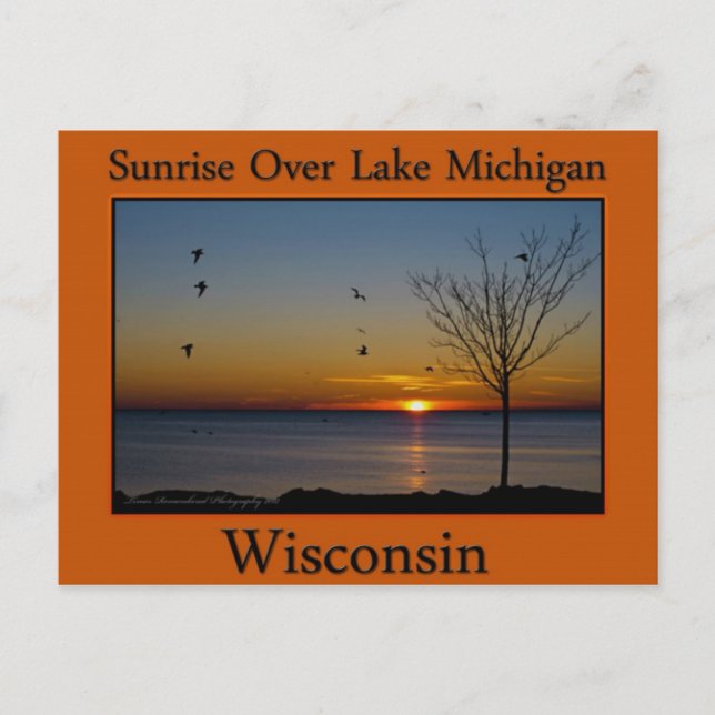 Wisconsin Sunrise Postcard (Front)