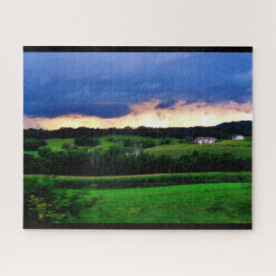 Wisconsin Sunset Jigsaw Puzzle