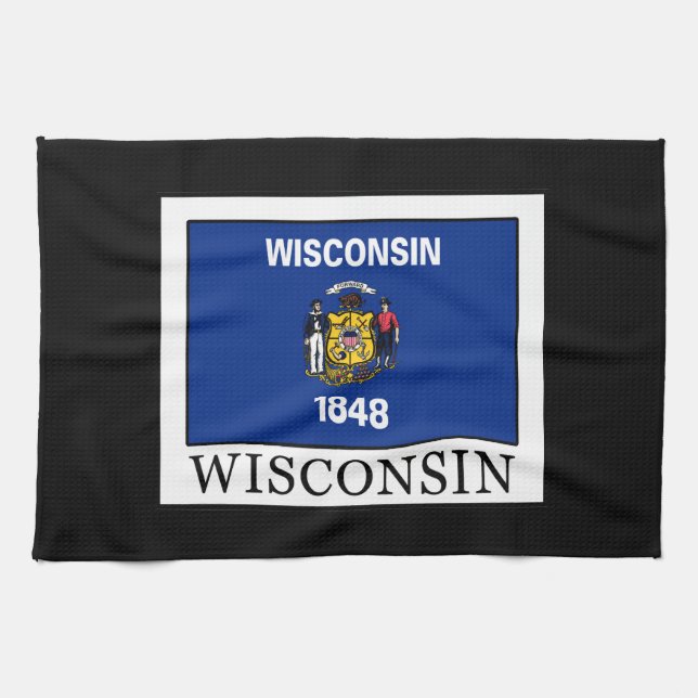 Wisconsin Tea Towel (Horizontal)