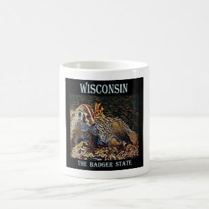 Wisconsin The Badger State Coffee Mug