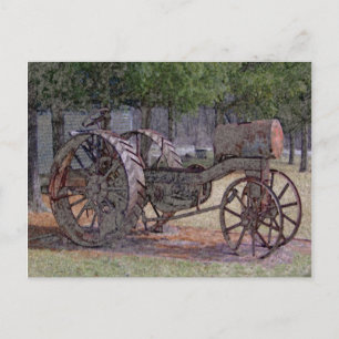 Wisconsin Tractor Postcard