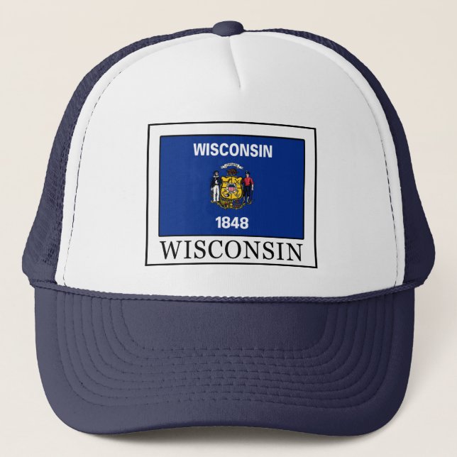 Wisconsin Trucker Hat (Front)