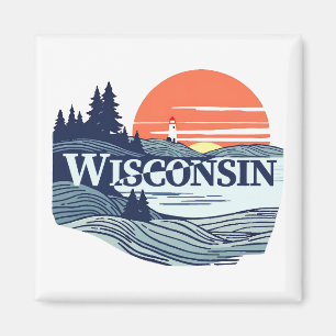 Wisconsin United States of America Magnet