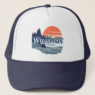 Wisconsin United States of America Trucker Hat