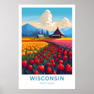 Wisconsin United States Travel Print