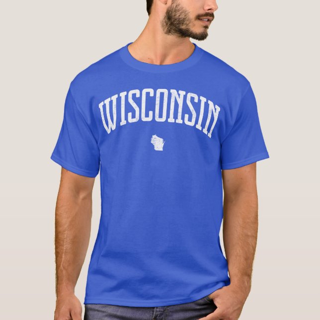 Wisconsin Vintage Style friends T-Shirt (Front)