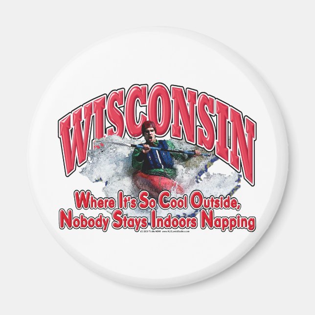 Wisconsin Whitewater Magnet (Front)